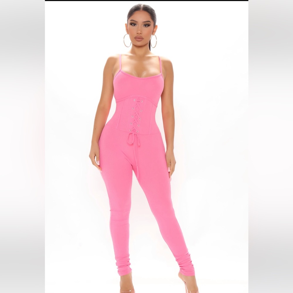 Fashion, nova Remi ribbed jumpsuit small